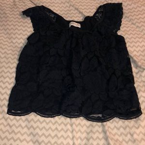 Abercrombie Cute Shirt Dark blue